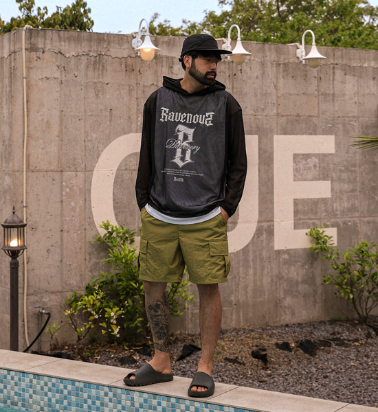 (M-4XL)<br>얀코 カーゴバンディングショートパンツ 364