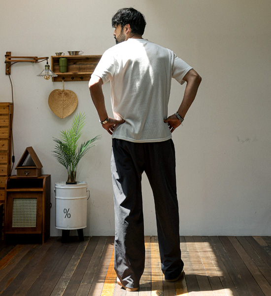 (L-5XL)<br>아바디아 セミワイドフィット バンディングパンツ
