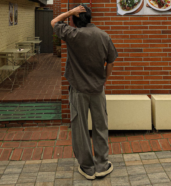 (XL-6XL)<br>카미얀 セミワイドフィット カーゴバンディングパンツ 8063