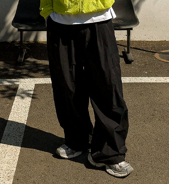 (L-4XL)<br>오파니 ワイドフィット カーゴバンディングパンツ 3002