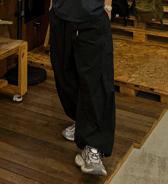 (L-4XL)<br>오파니 ワイドフィット カーゴバンディングパンツ 3002