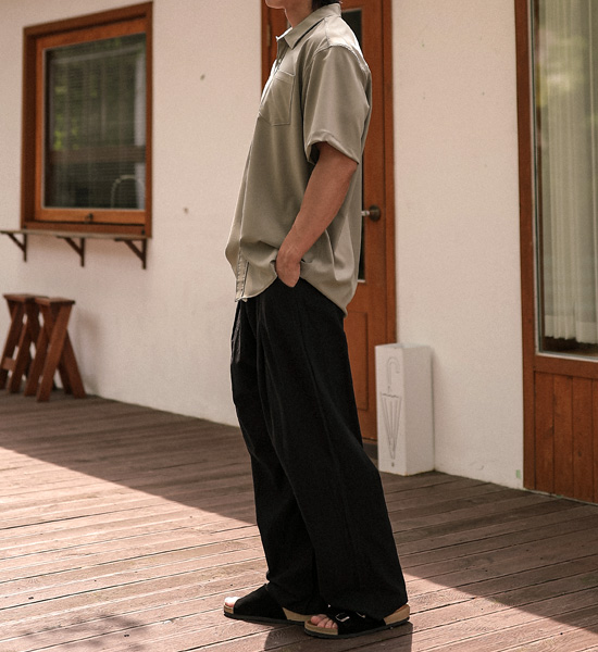(M-4XL)<br>파슈카니 セミワイドフィット リネンバンディングパンツ
