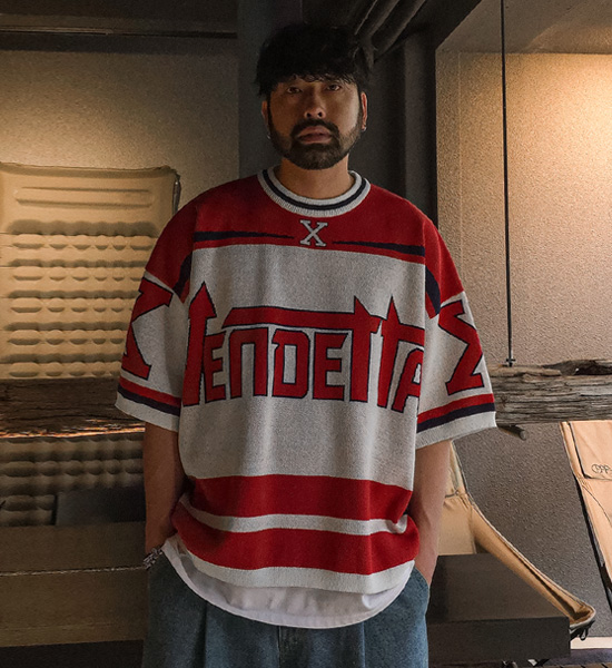 (XL-6XL)<BR>파트로브 半袖のニット