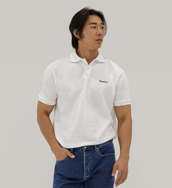 시노코사 半袖襟Tシャツ