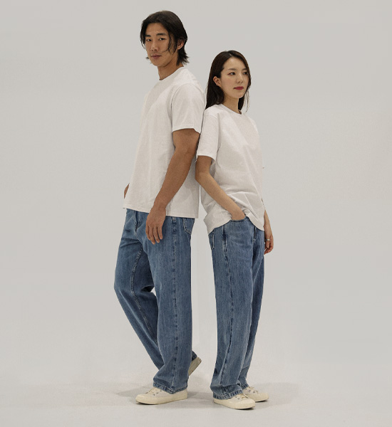 (28-40)<br>차빈 標準フィット デニムパンツ 8971