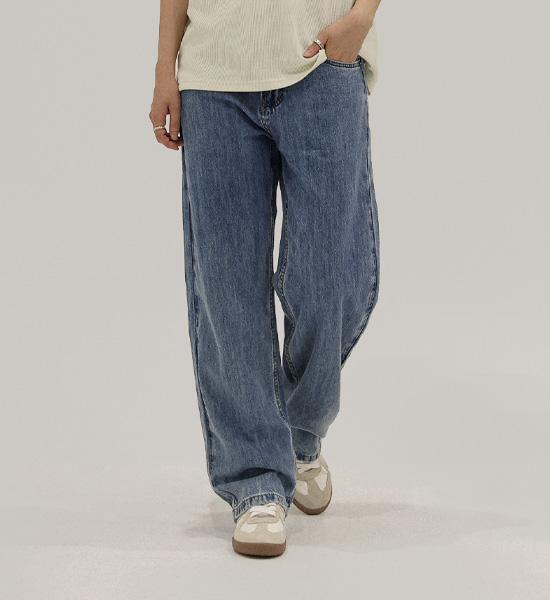 (28-40)<br>차빈 標準フィット デニムパンツ 8971