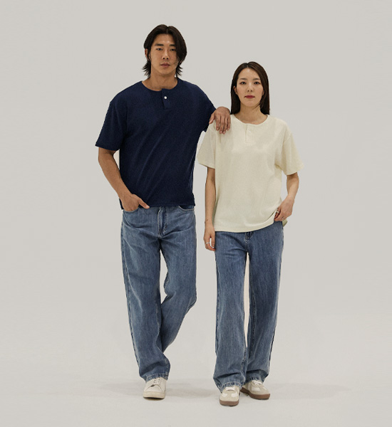 (28-40)<br>차빈 標準フィット デニムパンツ 8971