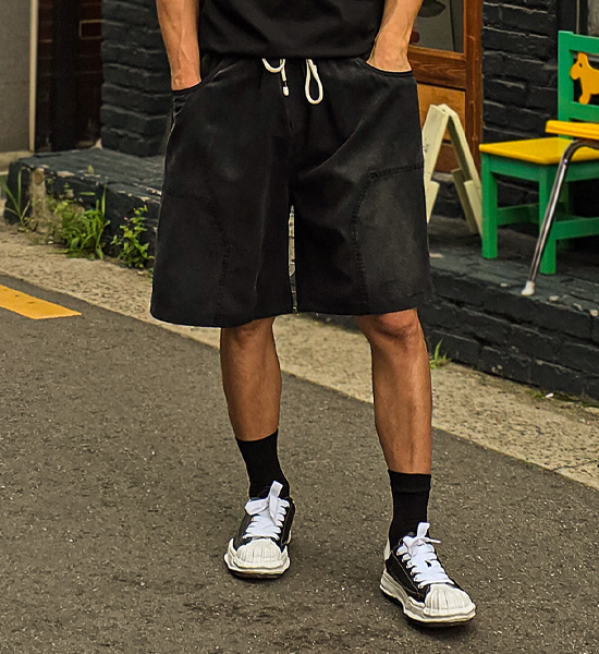 (M-6XL)<br>바라타사 バンディング半ズボン 8101