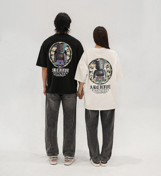(L-5XL)<BR>루드차 半そでティー