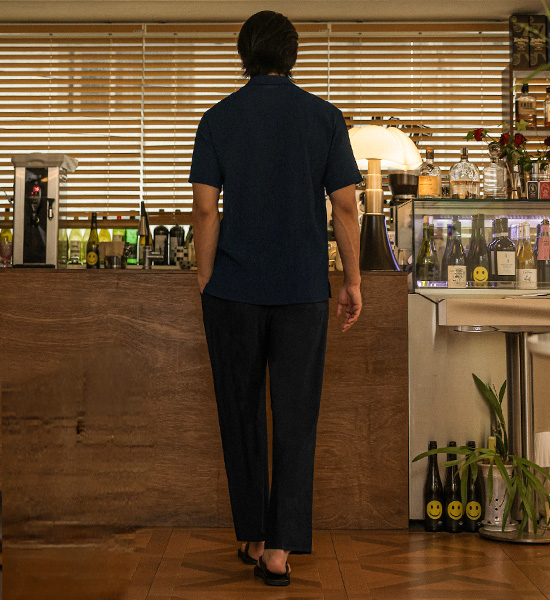 토코로아 オープンカラー 半袖シャツ