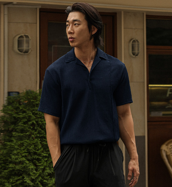 토코로아 オープンカラー 半袖シャツ