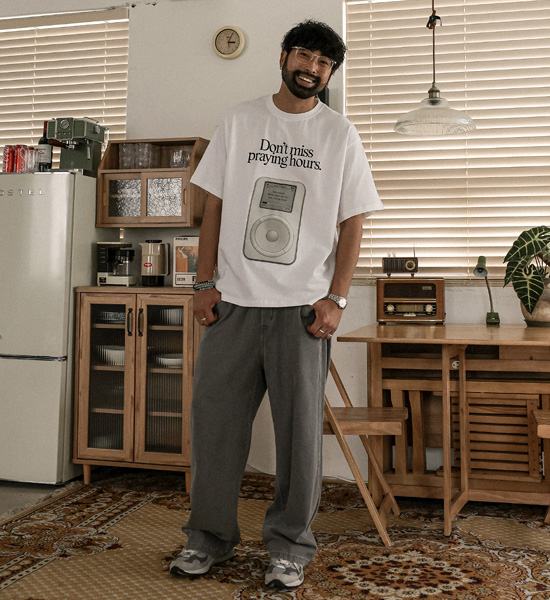 (L-5XL)<br>쿠르사브 半そでティー