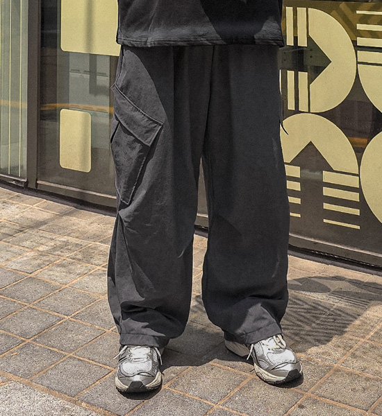 (XL-5XL)<BR>루오스토 セミワイドフィット 카고밴딩밴츠