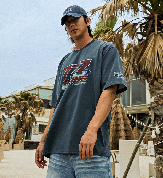 (XL-6XL)<BR>마옹 顔料 半そでティー 777