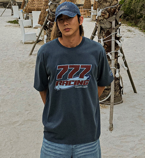 (XL-6XL)<BR>마옹 顔料 半そでティー 777