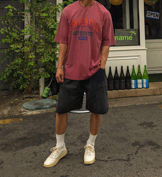 <font color="#FF0000">[Big ing EVENT 商品]</font><br>(XL-6XL)<BR>픽턴 顔料 半そでティー