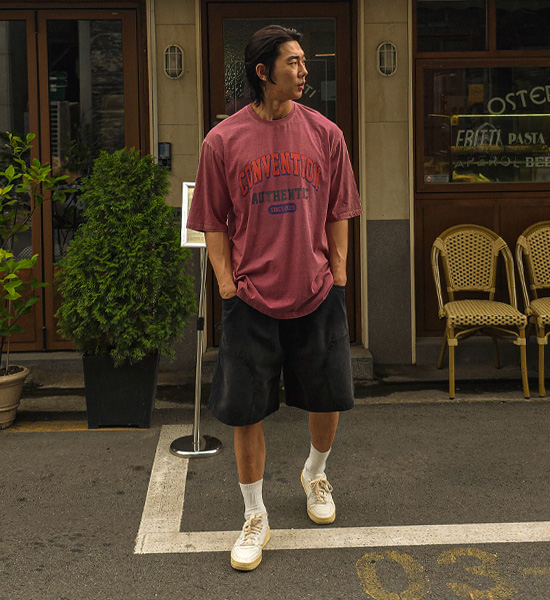 <font color="#FF0000">[Big ing EVENT 商品]</font><br>(XL-6XL)<BR>픽턴 顔料 半そでティー