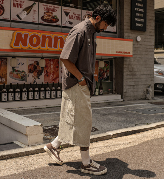 카르발라 リネン半袖シャツ