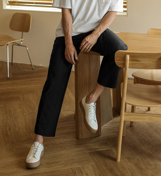 (L-6XL)<BR>티크리트 標準フィット 冷却 バンディングパンツ<br><font color="#072c81"><B>[ W.DNA ]</B></font>