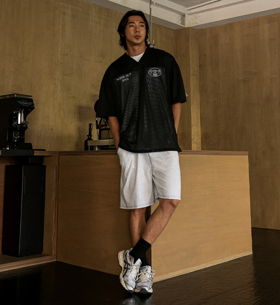 (XL-6XL)<BR>마다인 半袖のラグビーシャツ T041 <br><font color="#072c81"><B>[ W.DNA ]</B></font>