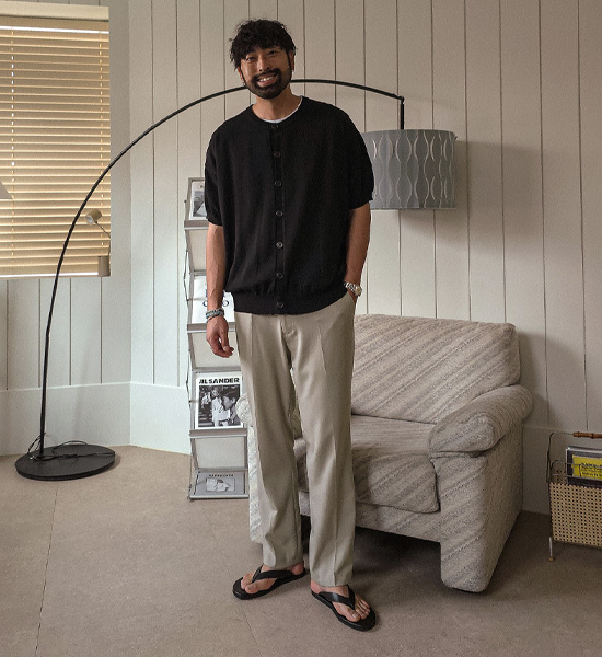 (M-6XL)<br>부카밀 標準フィット バンディングスラックス 163
