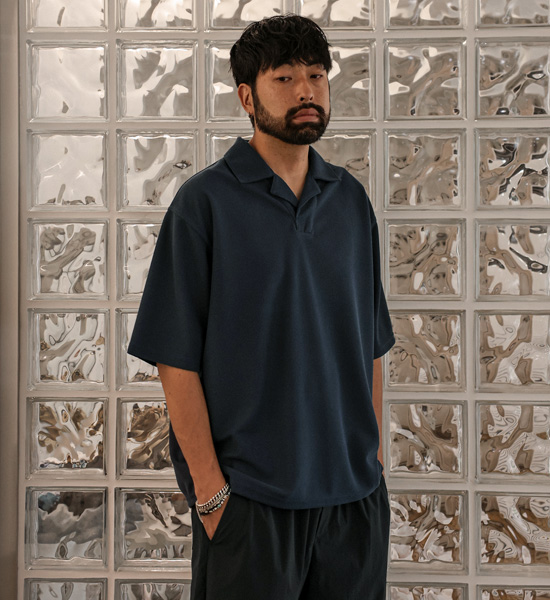 (XL-4XL)<BR>에르딩 半袖襟Tシャツ
