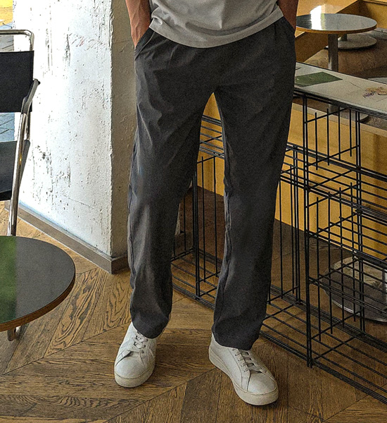 (L-6XL)<BR>쿠차보 クーリングバンディングパンツ(標準フィット/ワイドフィット/조거)<br><font color="#fb5ec9"><B>[1+1]</B></font>