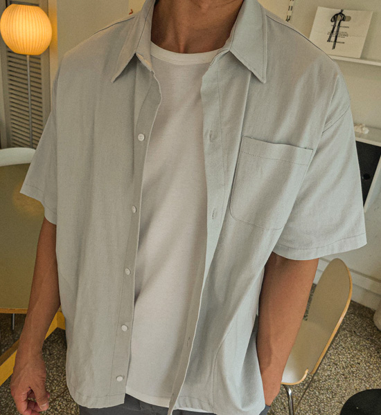 (XL-4XL)<BR>로셀라 リネン シャツ&ジャケット