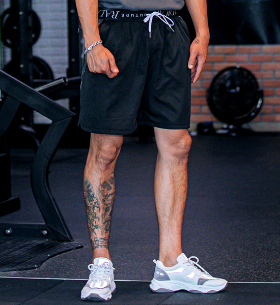 (XL-6XL)<BR>애슬릿 トレーニング ハーフパン<br><font color="#072c81"><B>[ W.DNA ]</B></font>