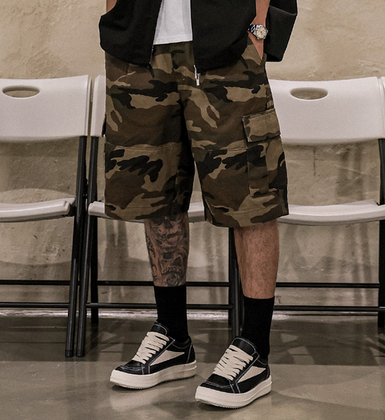 (XL-6XL)<br>팰리니 カーグ バンディング半ズボン