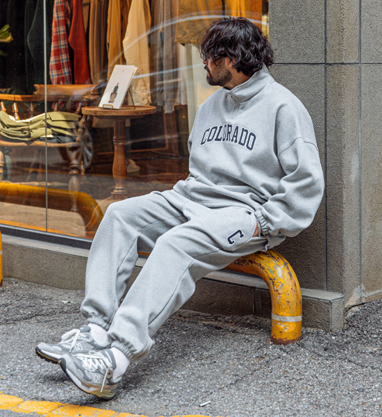 (M-6XL)<BR>모논 콜로라도 기모아노락+아본 トレーニング 조거기모팬츠