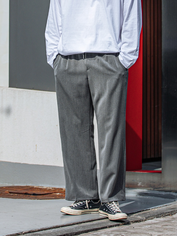 (S-6XL)<BR>크라핀 ワイドバンディングパンツ