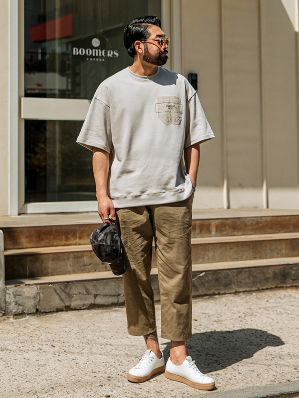 (XL-6XL)<br>보네타 ポケット半袖Tシャツ