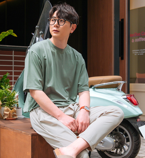 (L-6XL)<br>래브라도 半そでティー <br><font color="#098a09"><B>長さを選択 (基本的な,ロング+6cm)</B></font>