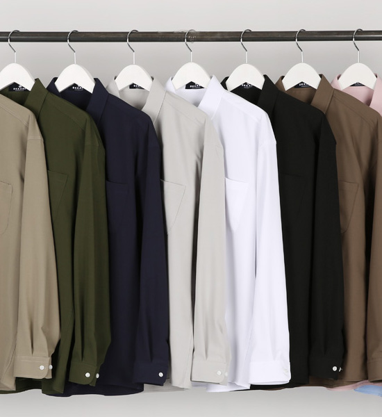 (M-6XL)<br>글리보 リンクルフリー スパンデックスシャツ<BR><B><FONT COLOR="#ff4800">[追加割引]</FONT></B>