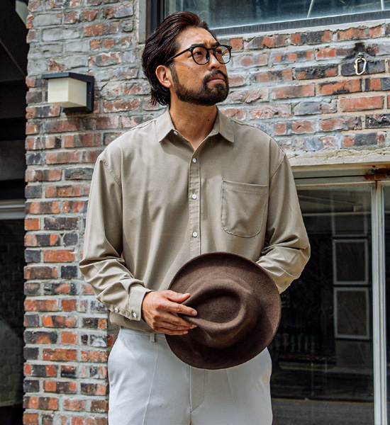 (M-6XL)<br>글리보 リンクルフリー スパンデックスシャツ<BR><B><FONT COLOR="#ff4800">[追加割引]</FONT></B>