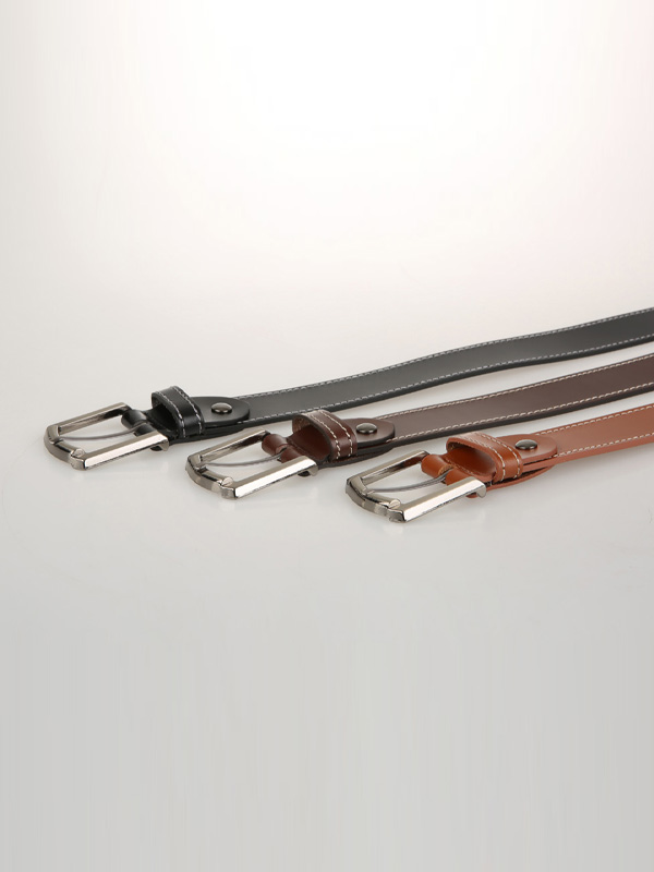 (最大41インチまで装着可能)<BR>카이커 ステッチ カーフスキン ベルト