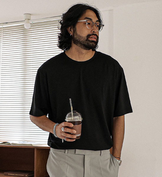 (L-6XL)<br>래브라도 半そでティー <br><font color="#098a09"><B>長さを選択 (基本的な,ロング+6cm)</B></font>