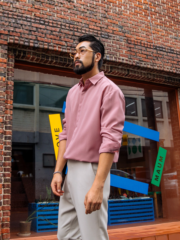 <br><font color="#fd0303">[365SALE]</font><br><font color="#2046a7">★교환/반품불가★</font><br>어찌 너를 무지 シャツ