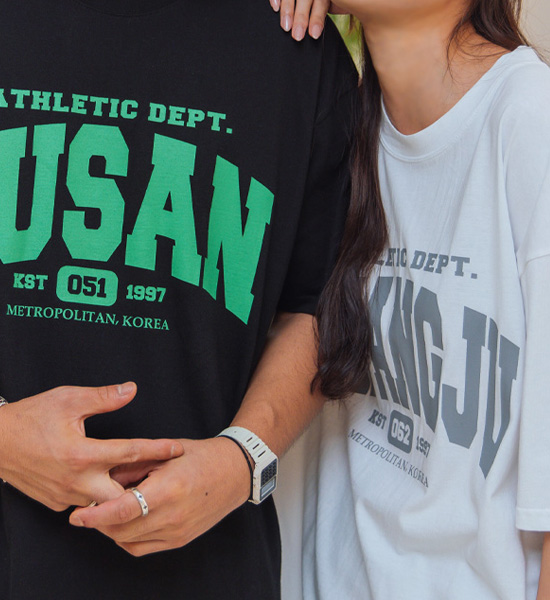 (L~5XL)<br>애니웨어 半そでティー