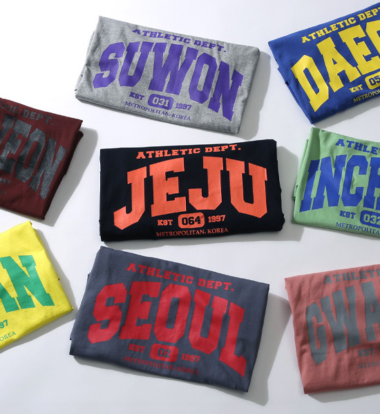 (L~5XL)<br>애니웨어 半そでティー