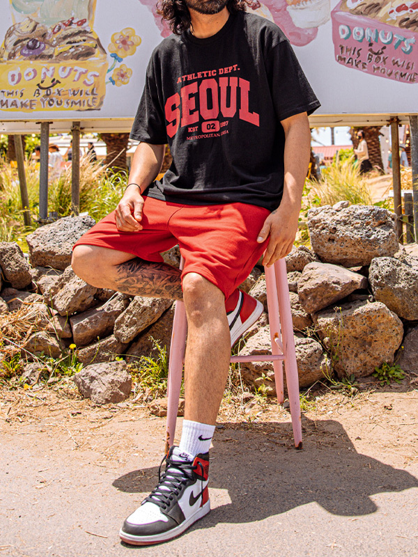 (L~5XL)<br>애니웨어 半そでティー