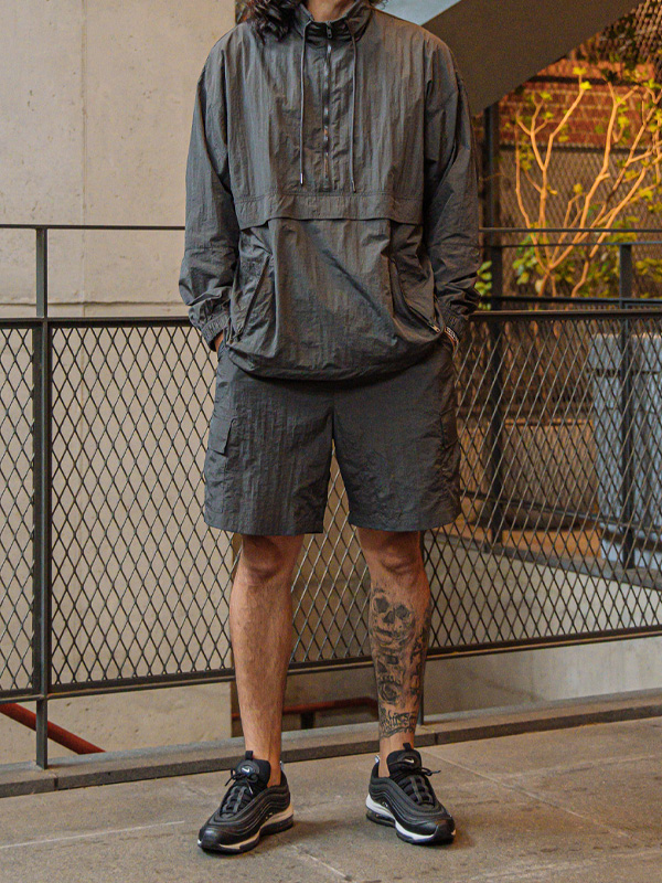 (XL-6XL)<BR>다마르 ストリング アノラック+스코샤 カーグ バンディング半ズボン<br><font color="#072c81"><B>[ W.DNA ]</B></font>