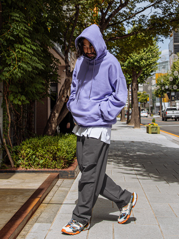 (XL~6XL)<br>레즐리 バルーン フードティーシャツ