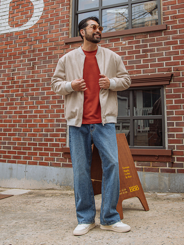 (S-5XL)<BR>위드너스 デニムパンツ 3302<br><font color="#098a09"><B>長さを選択 (基本的な,ロング+8cm)</B></font>