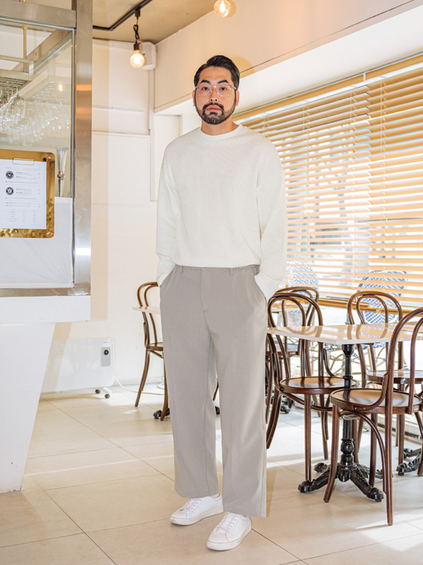 (L-4XL)<br>코프리 ラウンドニット