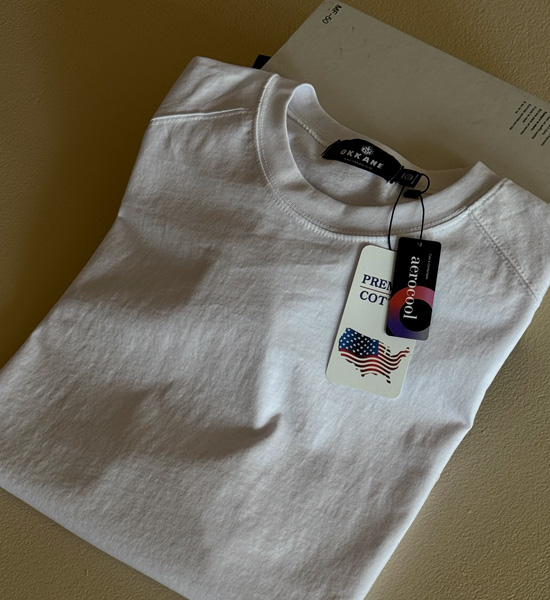 (L-5XL)<br>라버두 半そでティー <br><font color="#098a09"><B>長さを選択 (基本的な,ロング+6cm)</B></font>