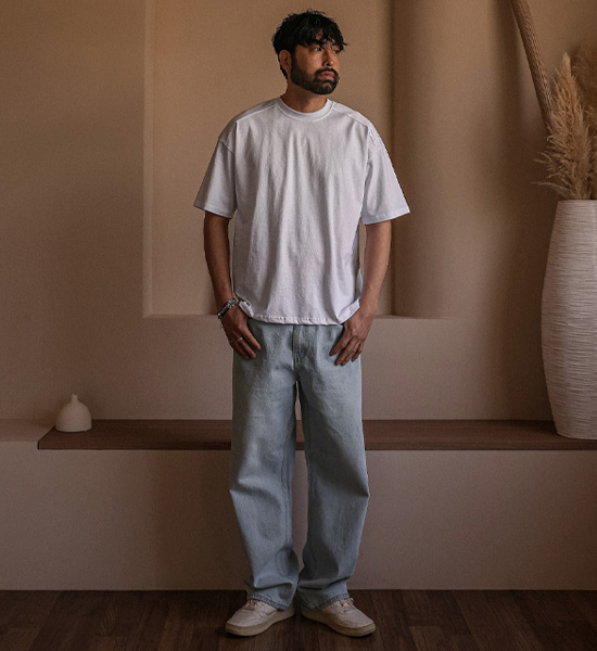 (L-5XL)<br>라버두 半そでティー <br><font color="#098a09"><B>長さを選択 (基本的な,ロング+6cm)</B></font>