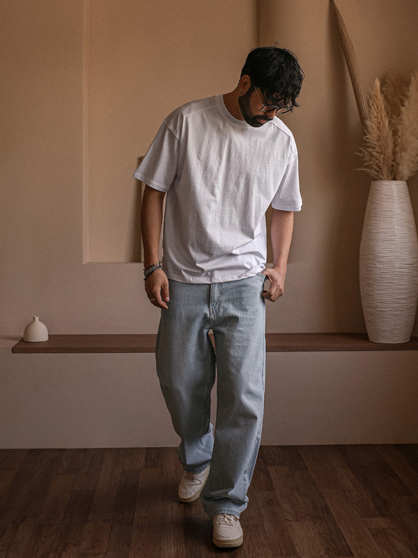 (L-5XL)<br>라버두 半そでティー <br><font color="#098a09"><B>長さを選択 (基本的な,ロング+6cm)</B></font>