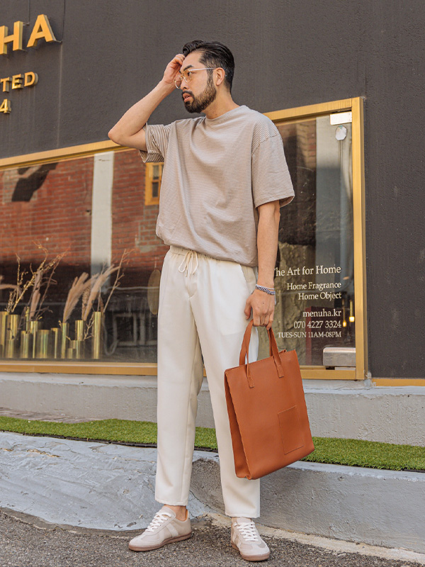 (S-2XL)<BR>얼라인 バンディングスラックス